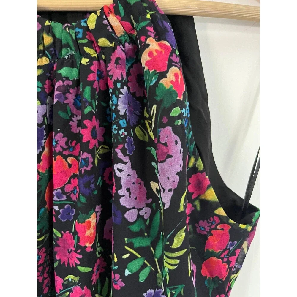ModCloth Illuminated Elegance Chiffon Maxi Dress Size Medium - Picture 5 of 8